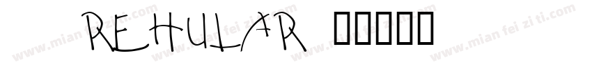 59 rehular字体转换
